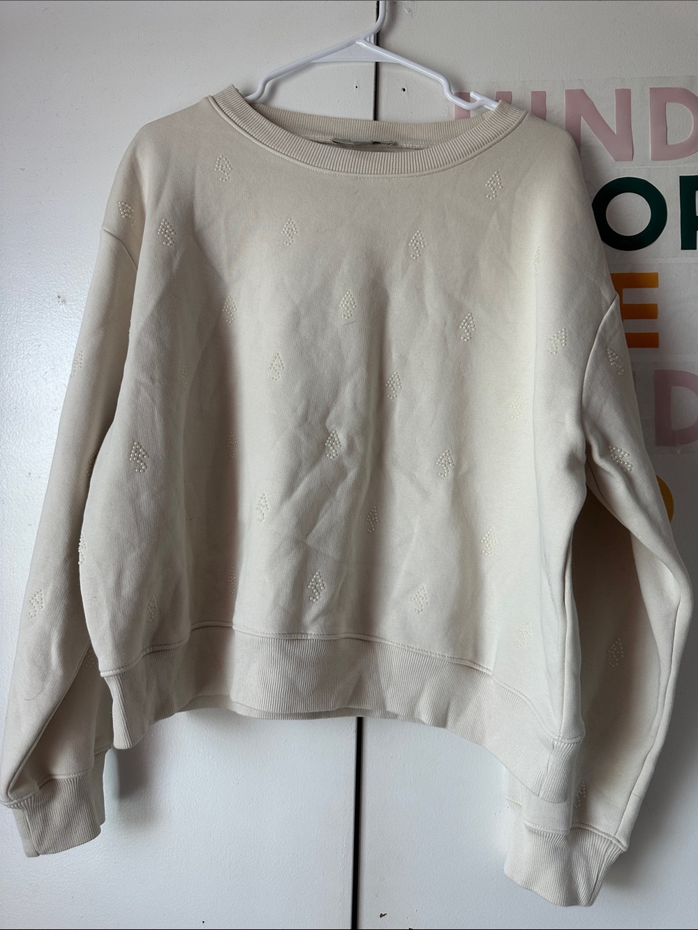 All Saints Pearl Embossed Sweater
